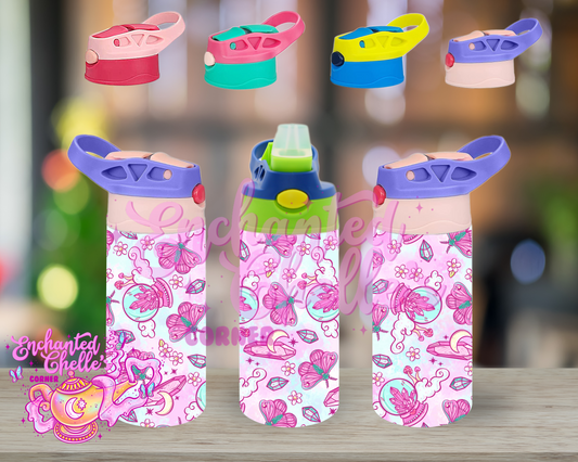 Cotton Candy Crystal Moth Sip Straw Sippy