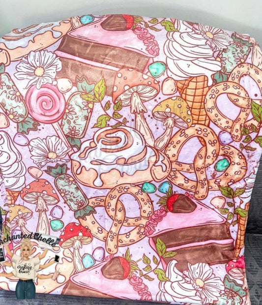 Dessert CottageCore blanket 50x60 in