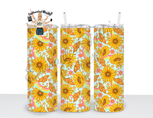 Sunflowers & Butterflies