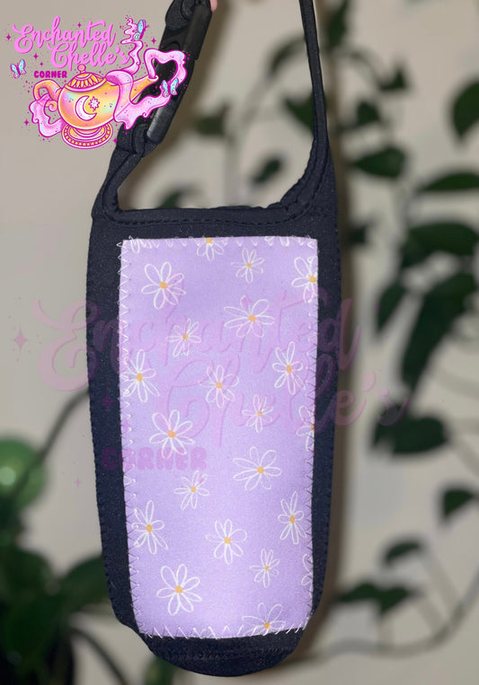 Dainty flower 20 oz tumbler carrying bag