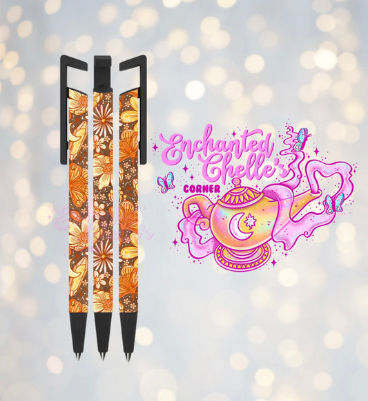 Orange/Brown Moths Pens
