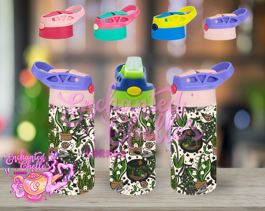Tan ghost cauldron Sip Straw Sippy