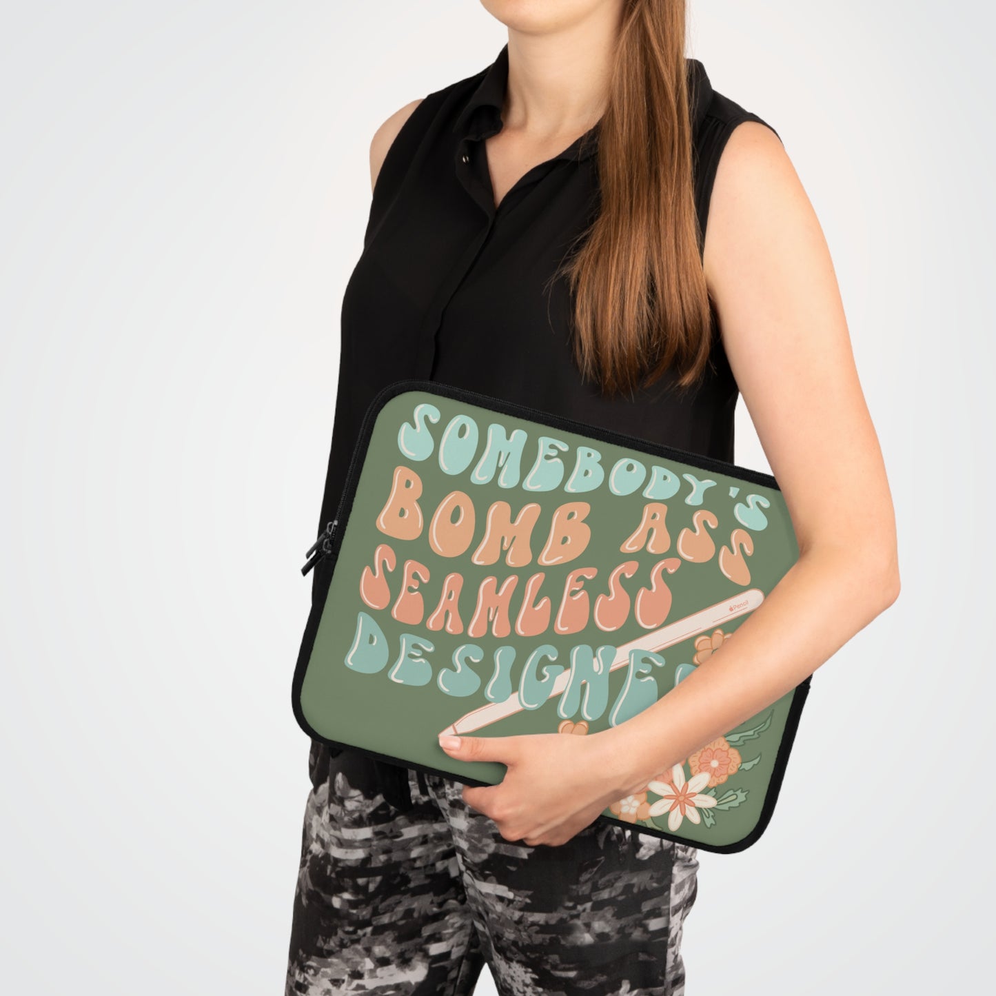 Seamless designer Laptop or IPad Sleeve