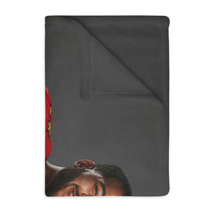 Randall Velveteen Minky Blanket (Two-sided print)