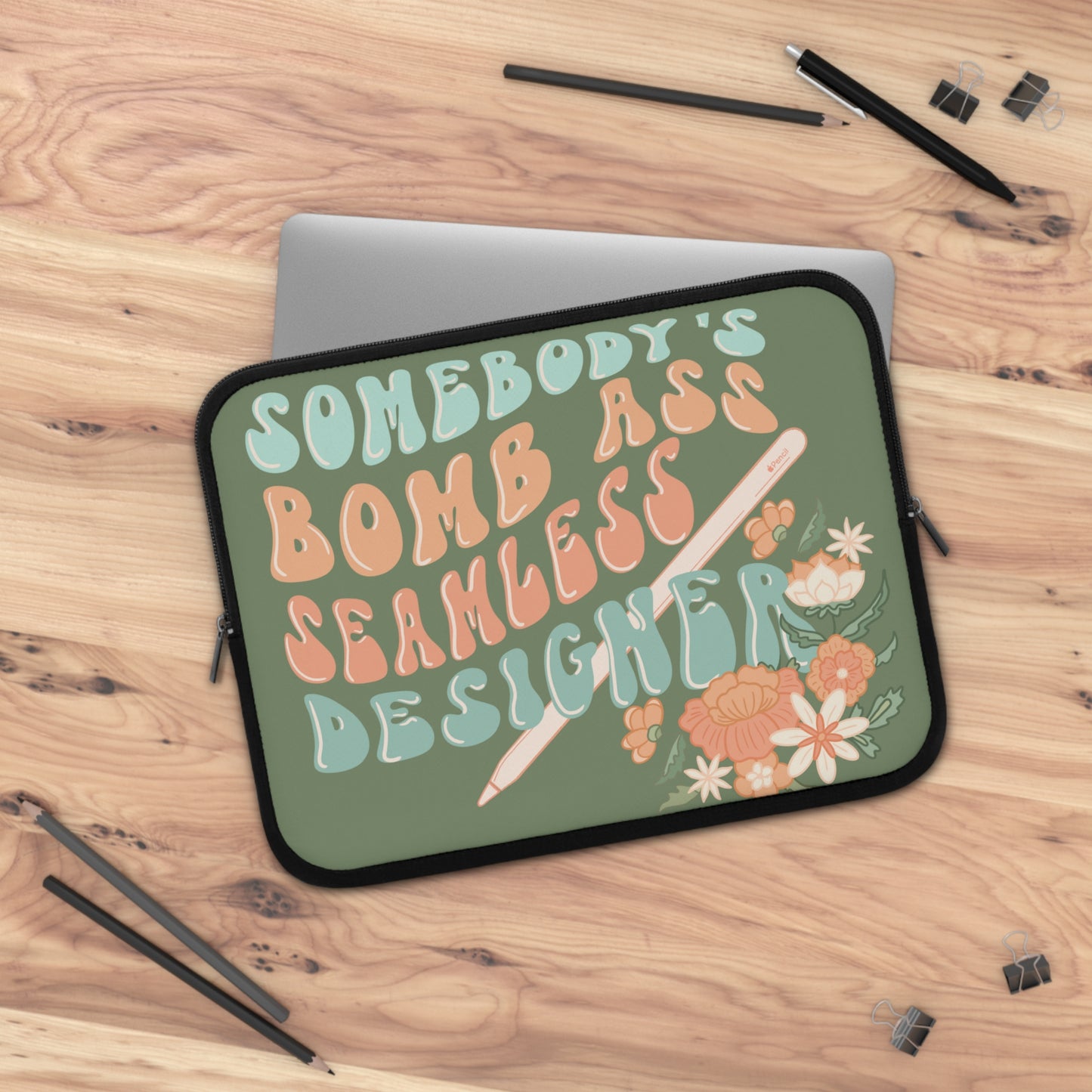 Seamless designer Laptop or IPad Sleeve