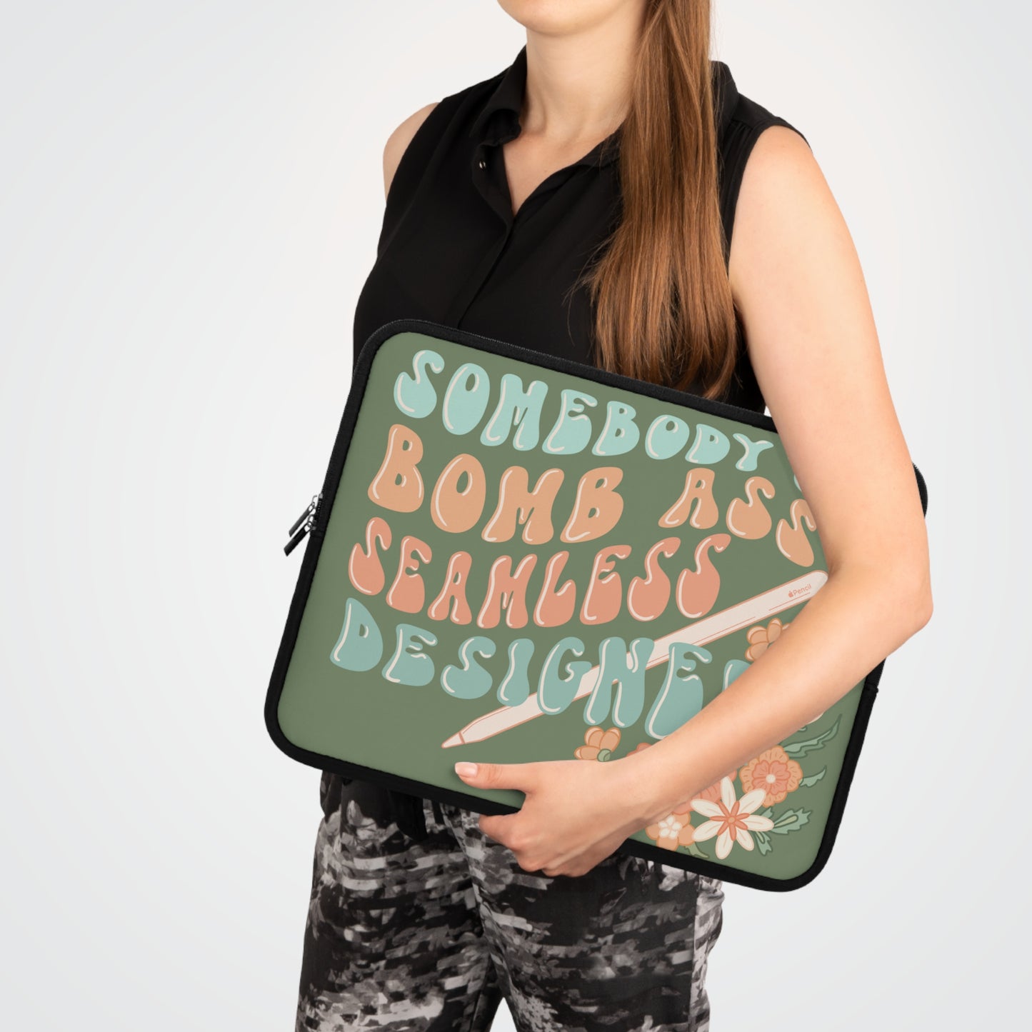 Seamless designer Laptop or IPad Sleeve