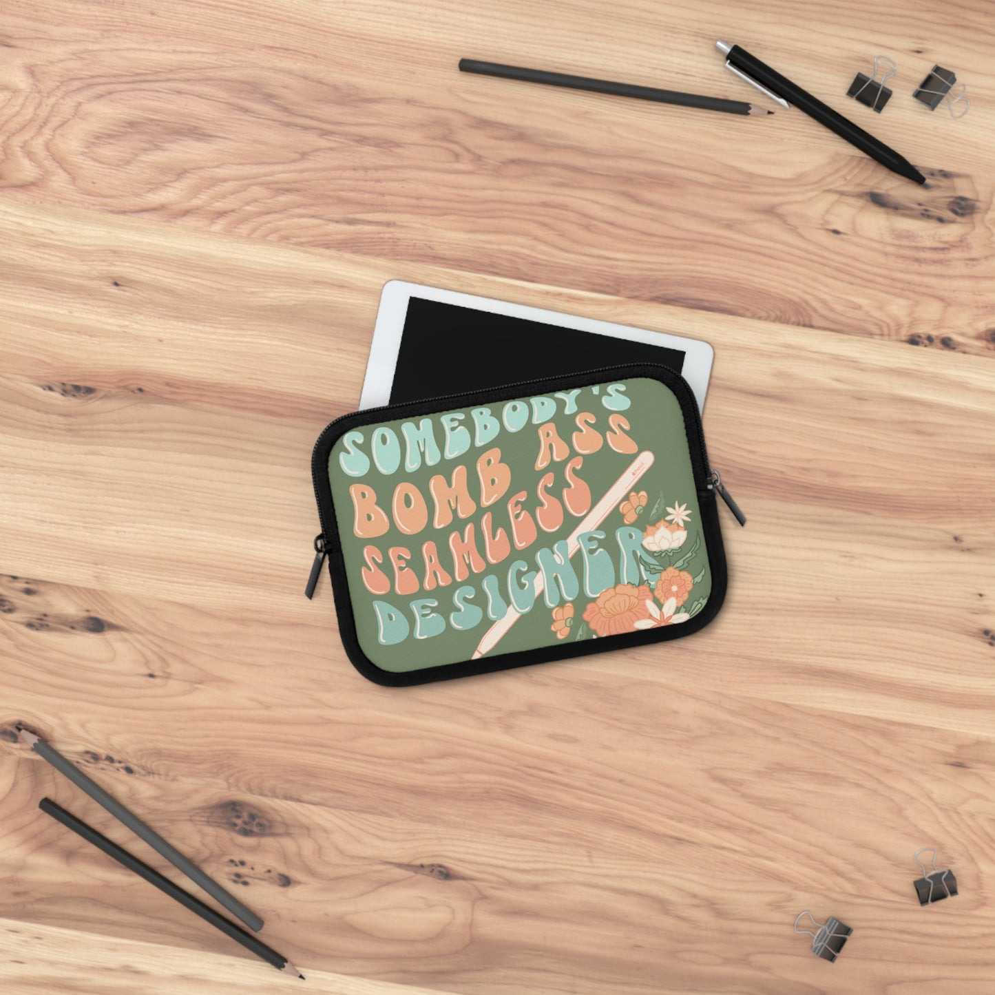 Seamless designer Laptop or IPad Sleeve