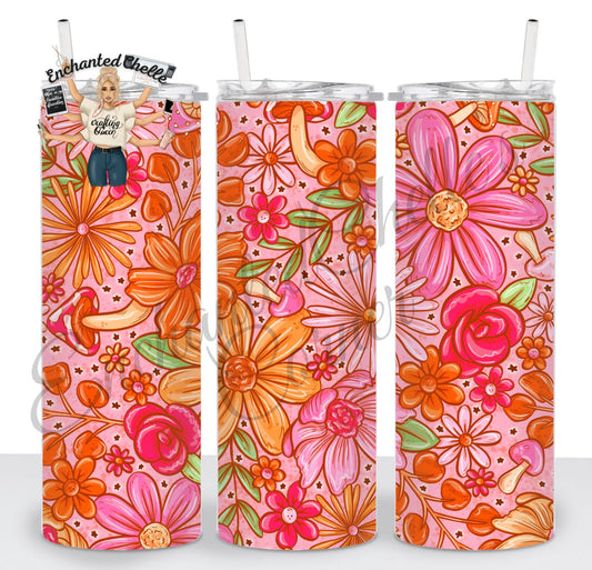 Orange Floral