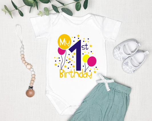 My First Birthday Onesie