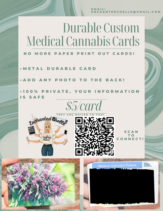 Metal Custom Medical Cannabis Card