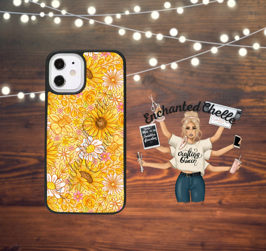 Yellow Floral Phone Case