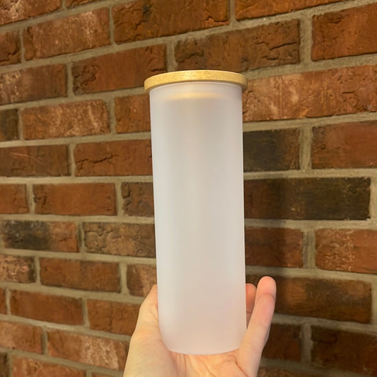 CUSTOM Glass Tumbler 17 OZ