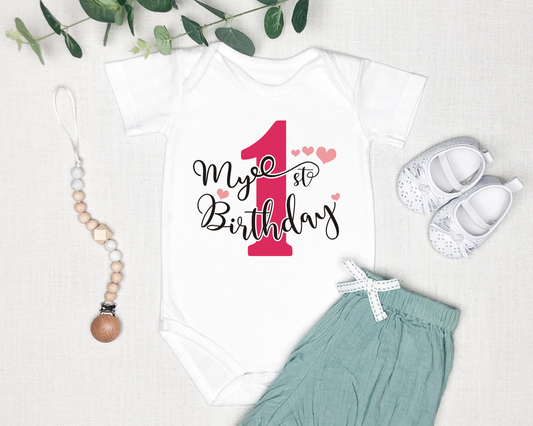 My First Birthday Onesie