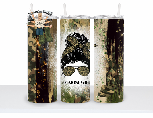 Marine Wife Tumbler