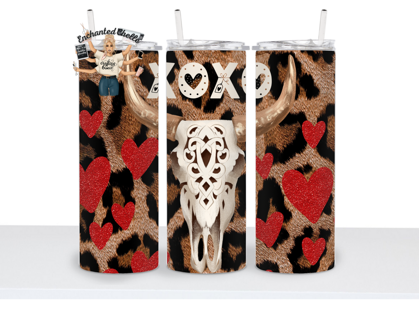 Leopard XOXO Tumbler