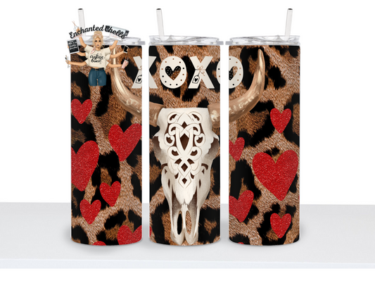 Leopard XOXO Tumbler