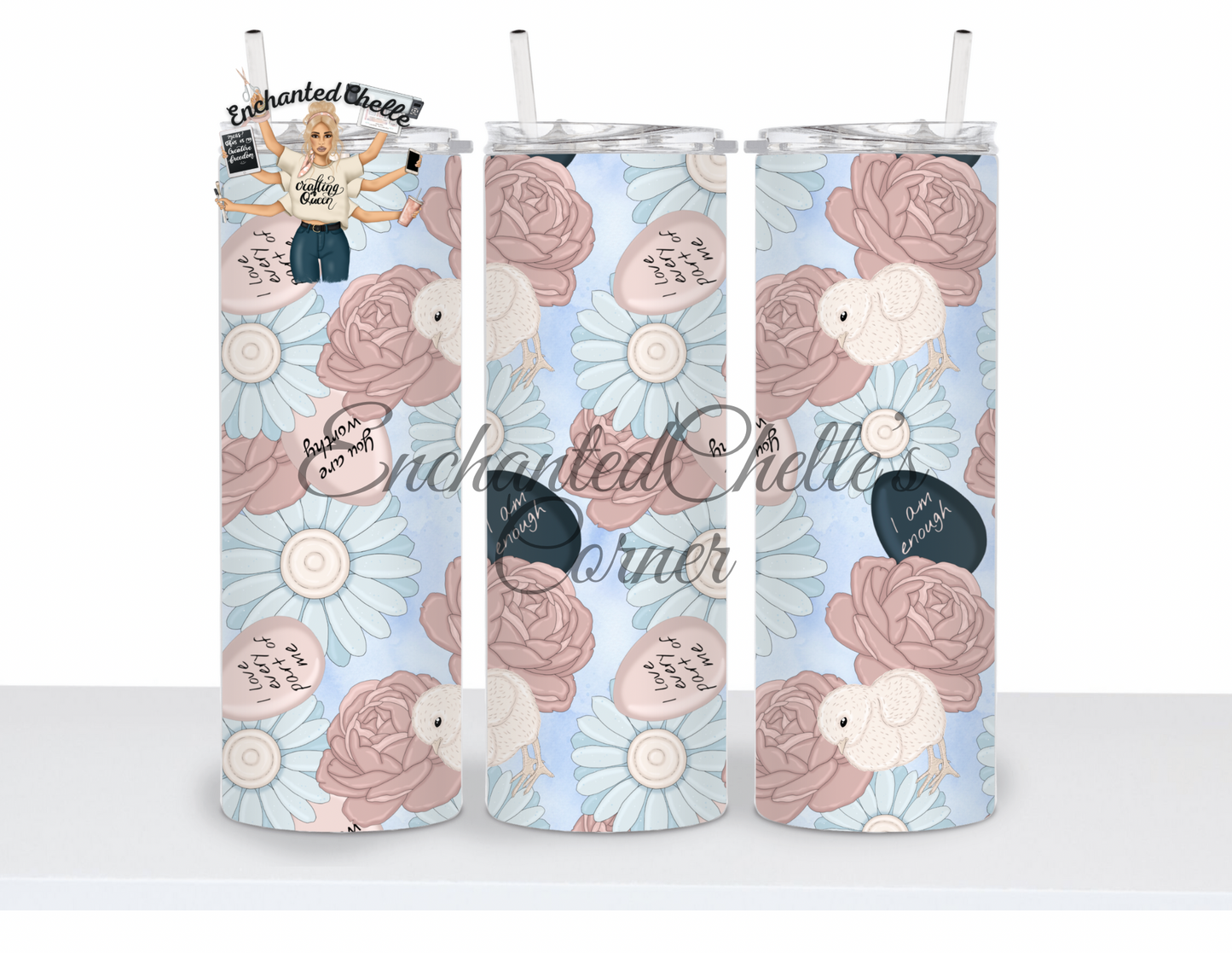 Blue chick Tumbler