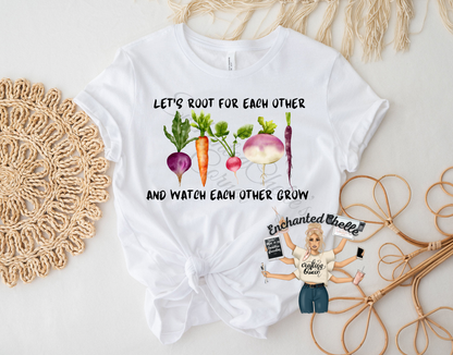 Floral Root For Each Other Seamless