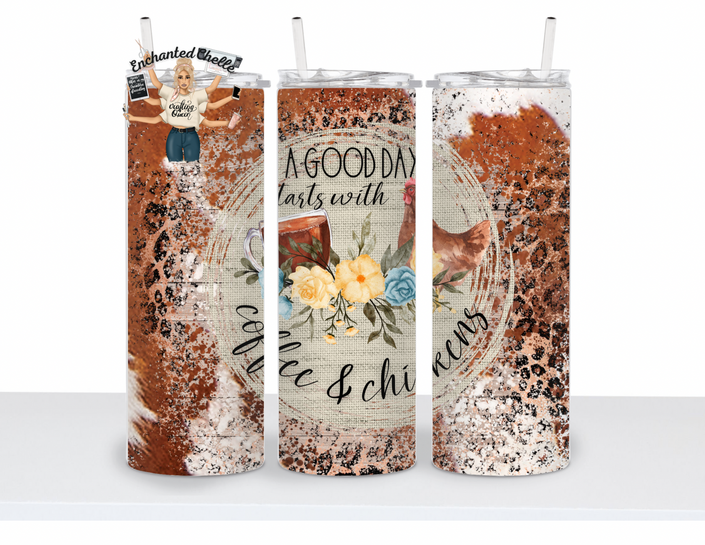 Coffee & Chickens Tumbler