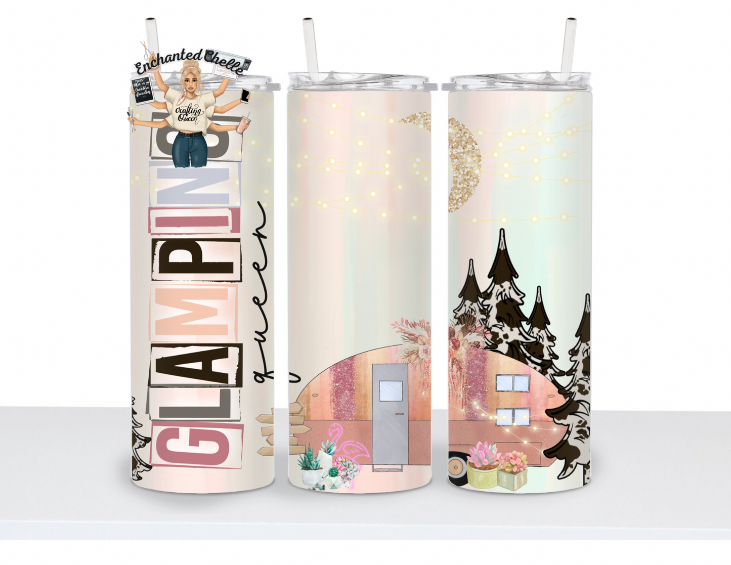 Camper Queen Tumbler