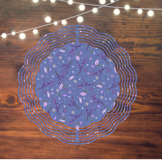 Lavender Vibes Wind spinner