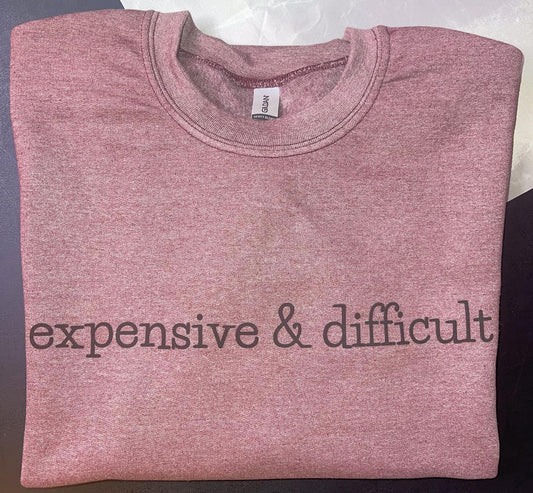 Expensive & Difficult SWEATSHIRT