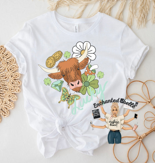 Lucky cow T-shirt Child