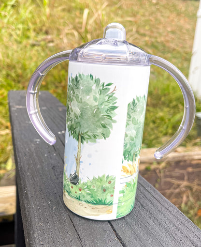 Custom Name Cow Sippy