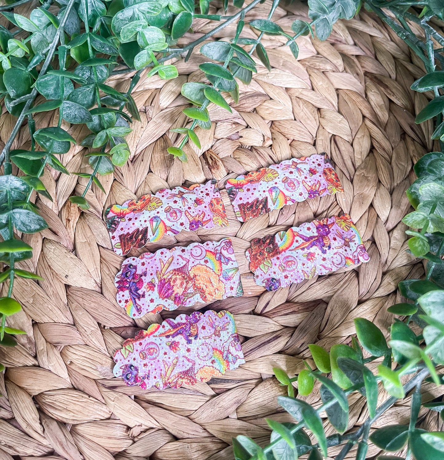 CUSTOM Hair Clips* not design pictured
